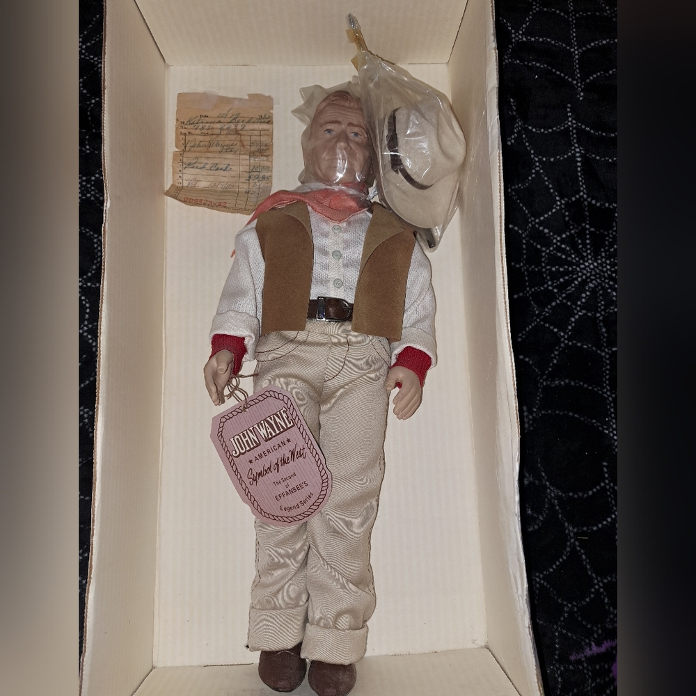 Vintage John Wayne Collectible Doll